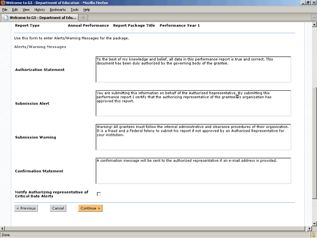 Screen image of this step