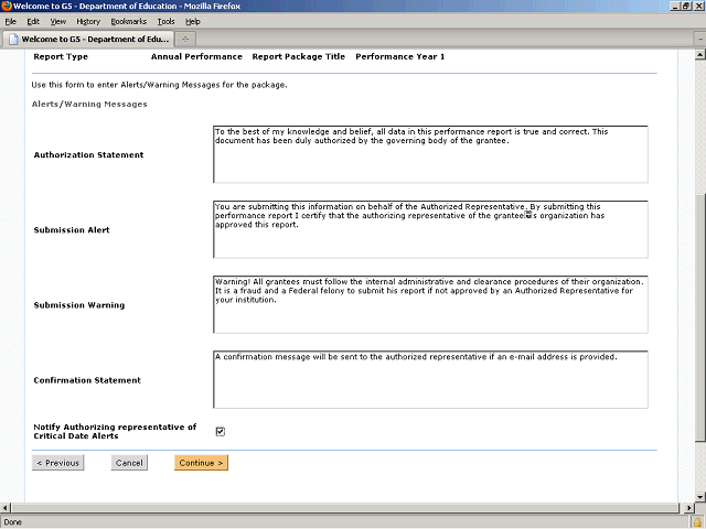 Screen image of this step