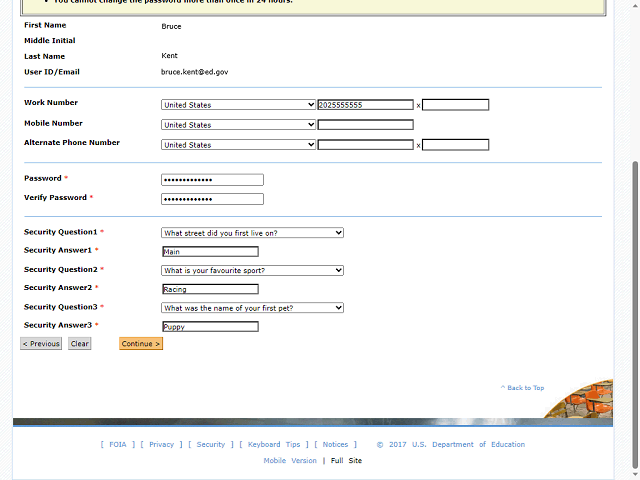 Screen image of this step