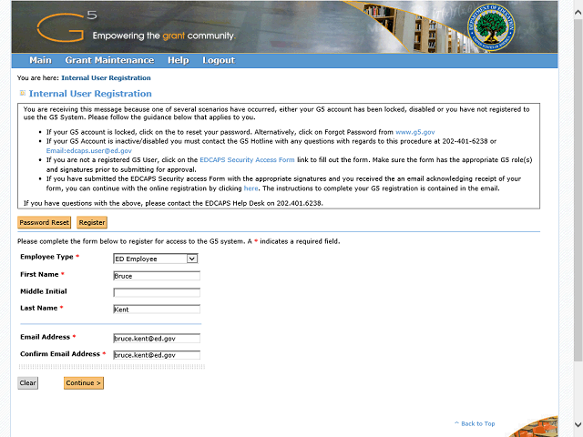 Screen image of this step