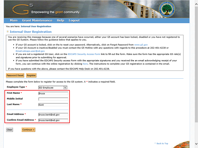 Screen image of this step