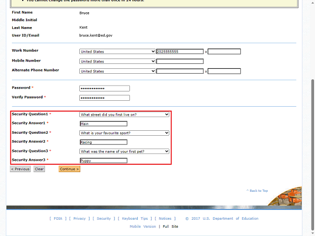 Screen image of this step