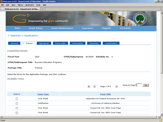 Screen image of this step