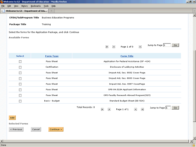 Screen image of this step