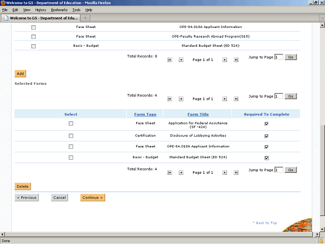 Screen image of this step