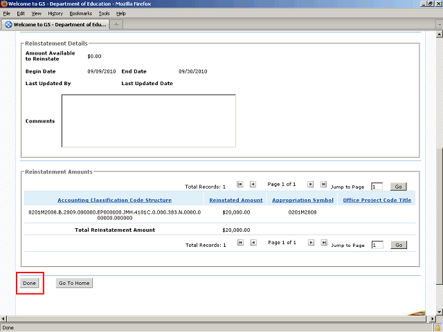 Screen image of this step