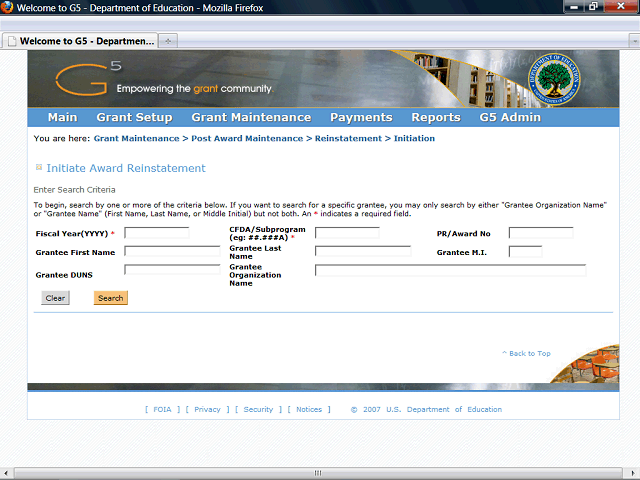 Screen image of this step