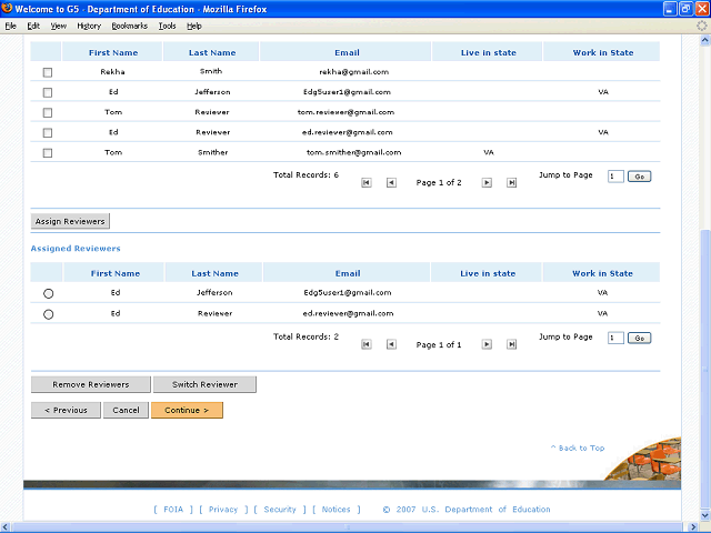 Screen image of this step