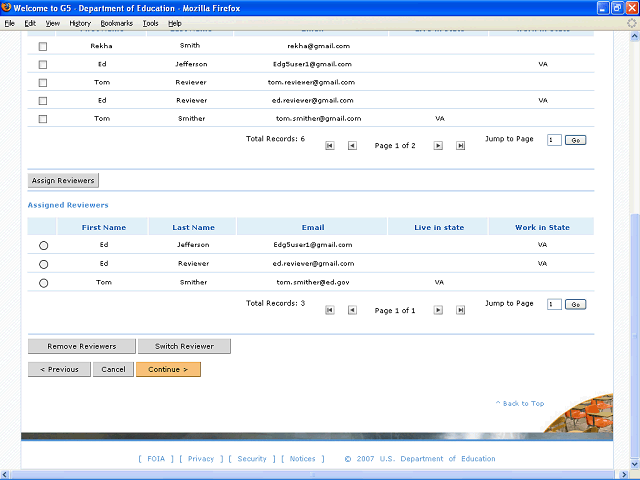 Screen image of this step