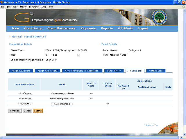 Screen image of this step