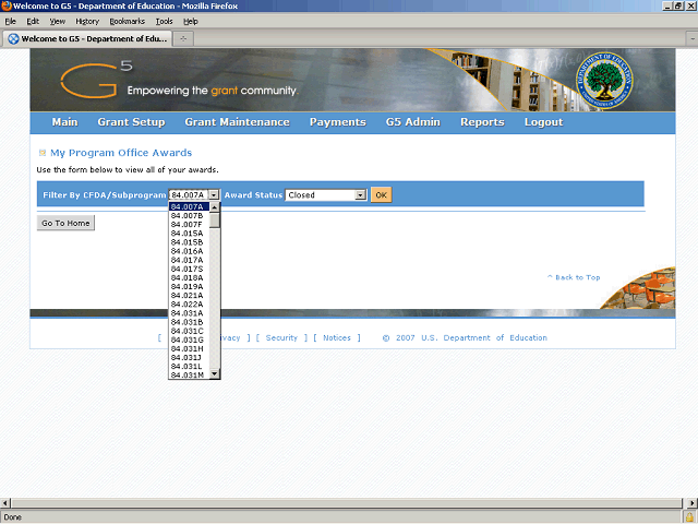 Screen image of this step