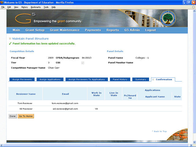 Screen image of this step