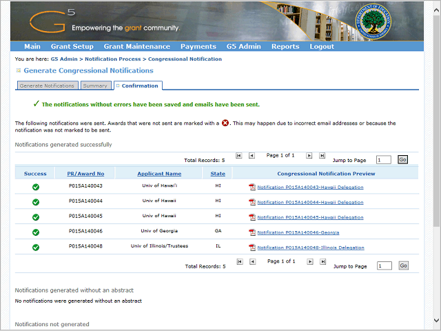 Screen image of this step