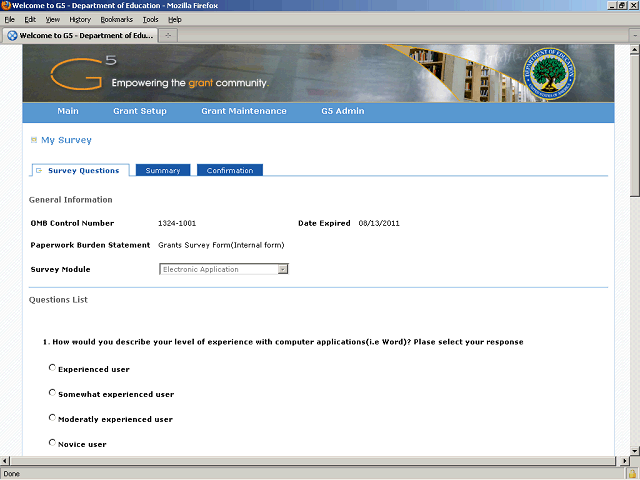 Screen image of this step