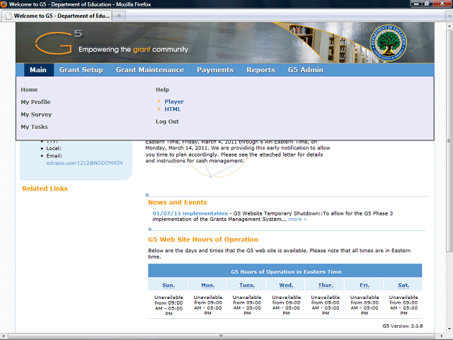 Screen image of this step
