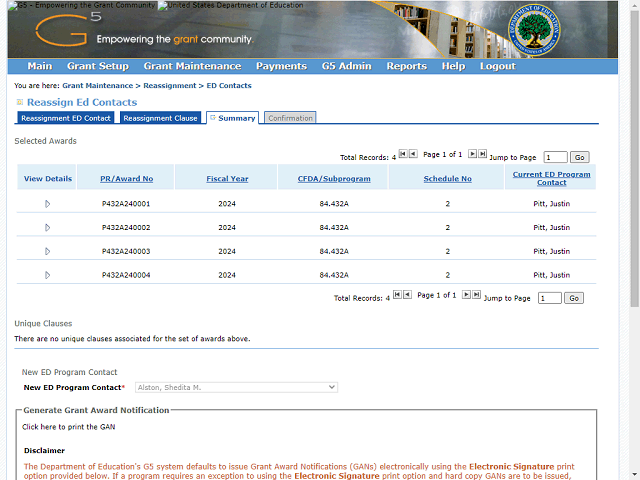 Screen image of this step