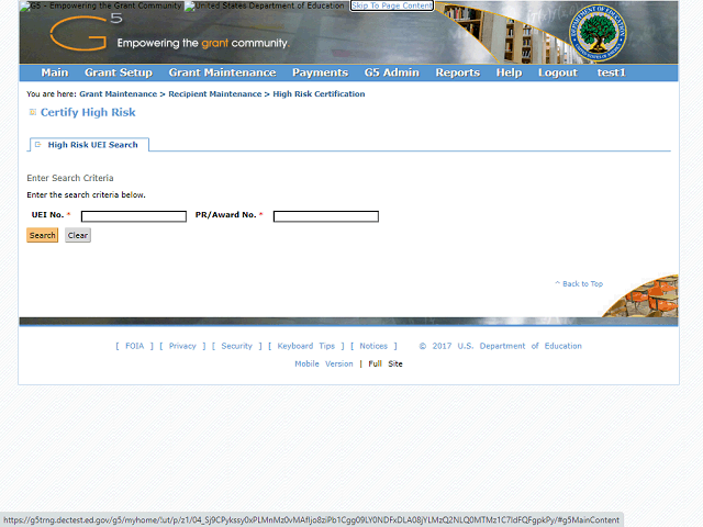 Screen image of this step