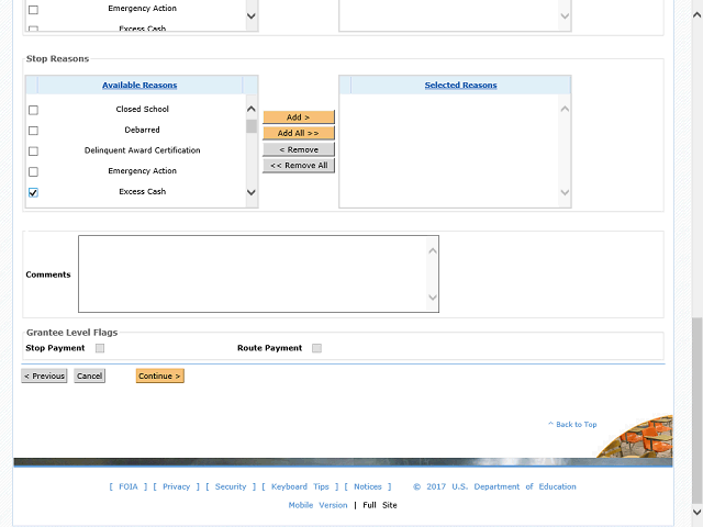 Screen image of this step