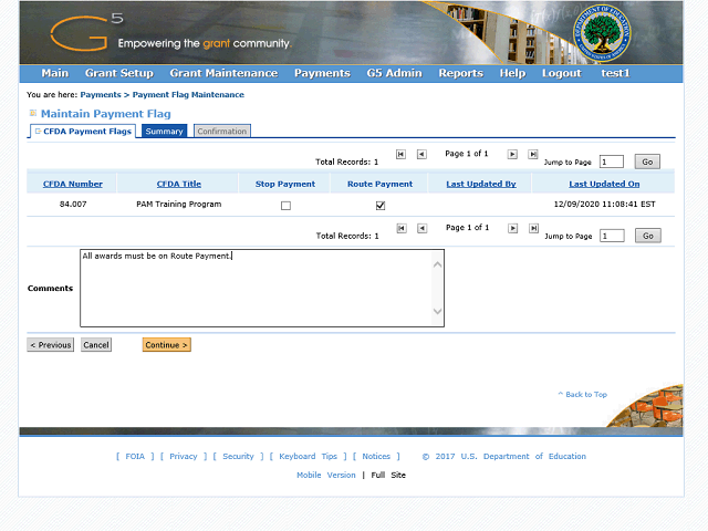 Screen image of this step