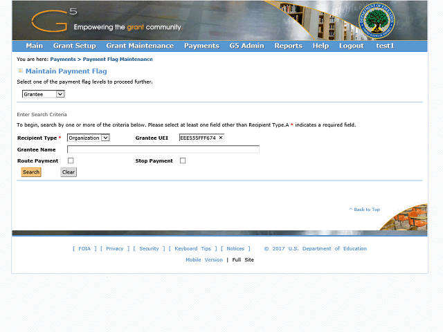Screen image of this step