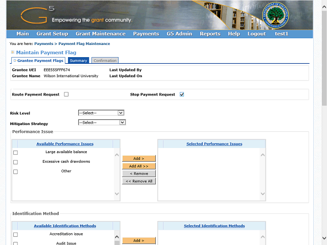 Screen image of this step