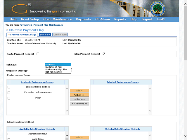 Screen image of this step