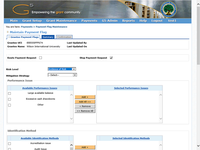 Screen image of this step