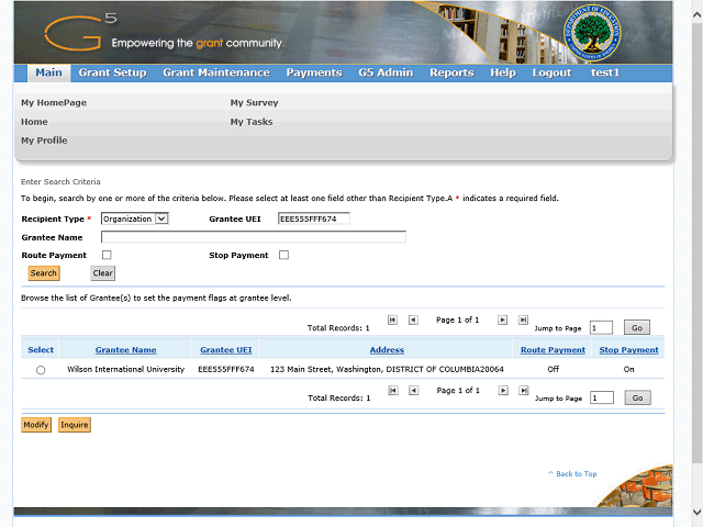Screen image of this step