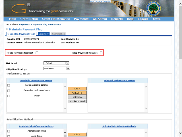 Screen image of this step