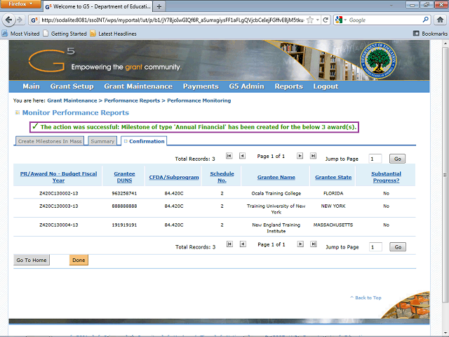 Screen image of this step