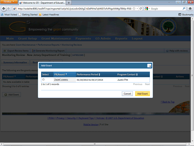 Screen image of this step
