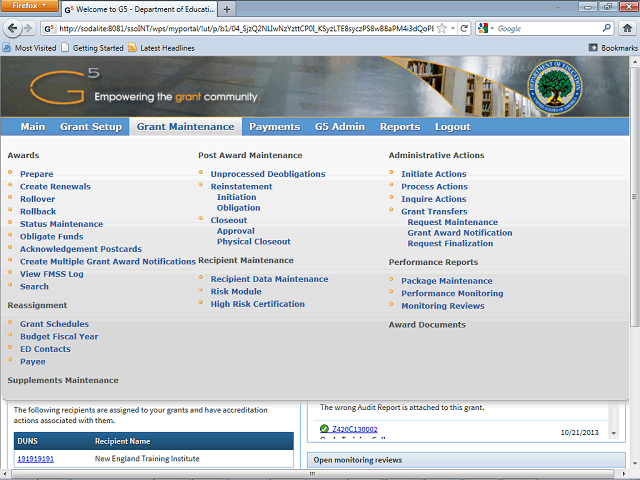 Screen image of this step