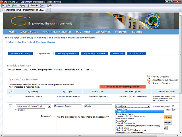 Screen image of this step