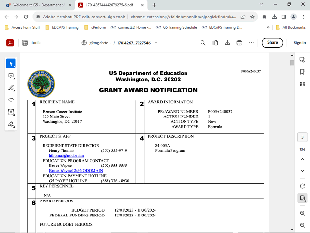Screen image of this step