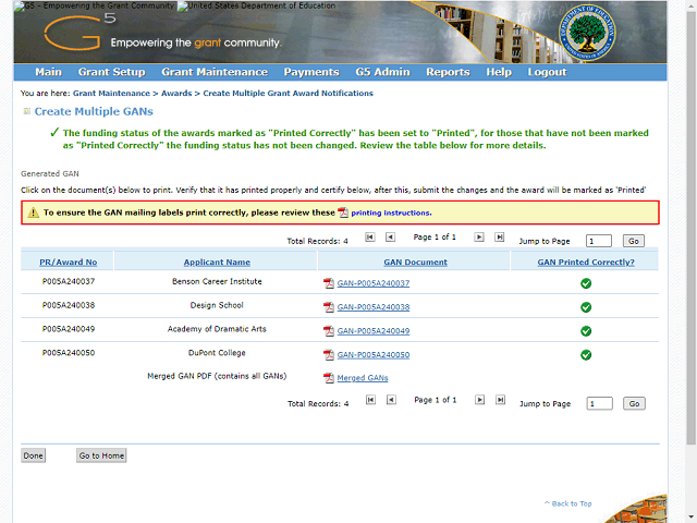 Screen image of this step