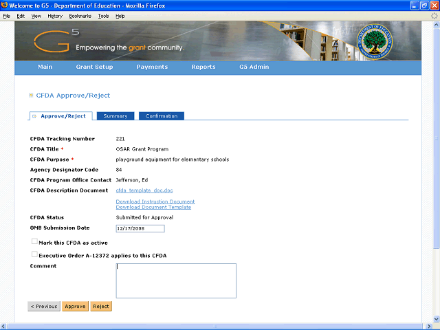 Screen image of this step