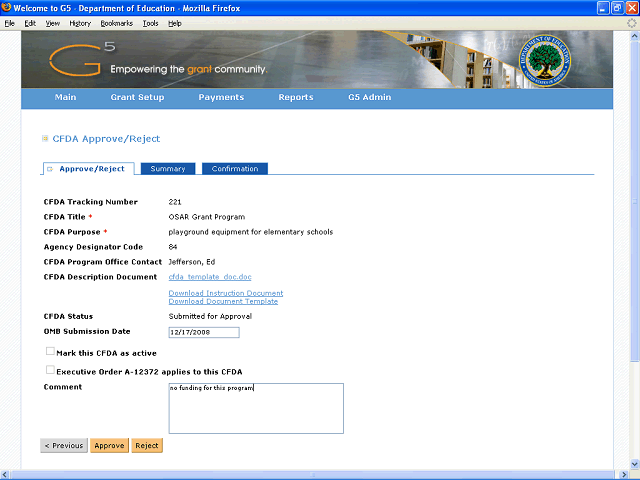 Screen image of this step