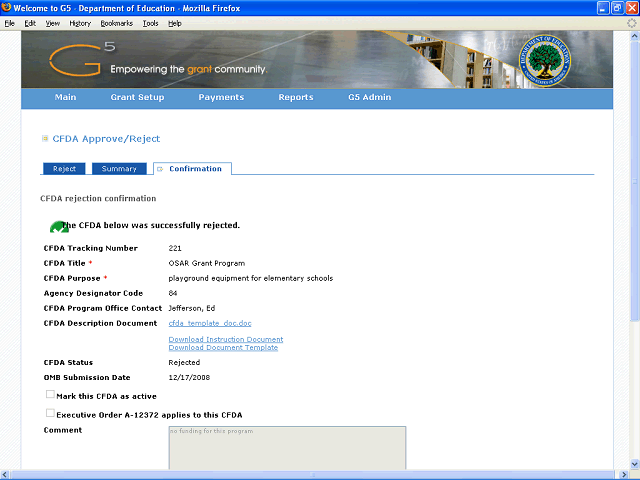 Screen image of this step