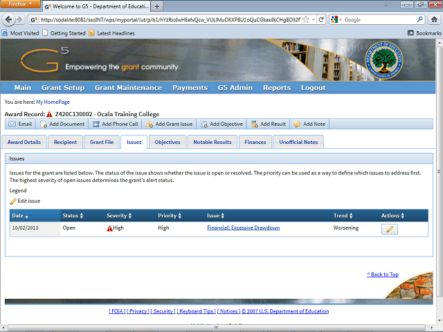 Screen image of this step