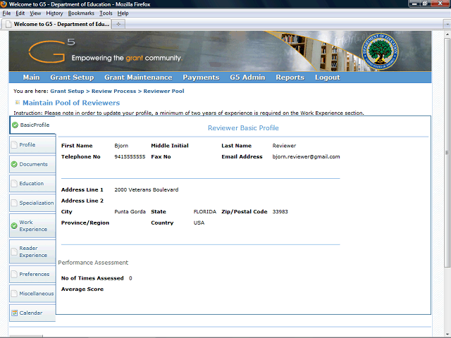 Screen image of this step