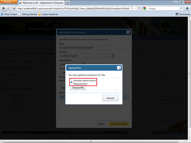 Screen image of this step