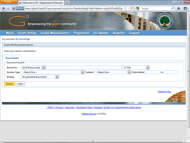 Screen image of this step