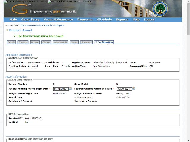 Screen image of this step