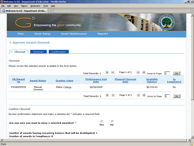 Screen image of this step