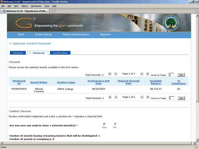 Screen image of this step