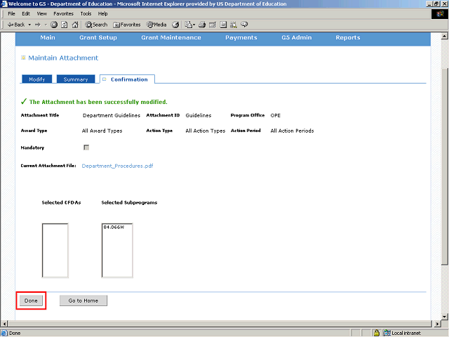 Screen image of this step
