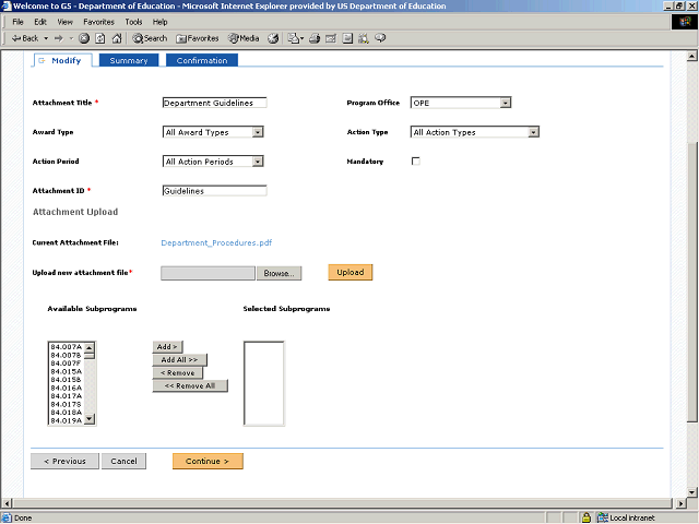 Screen image of this step
