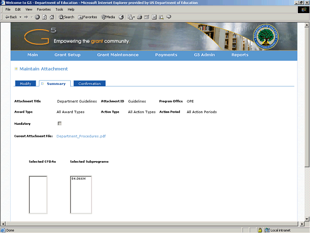 Screen image of this step