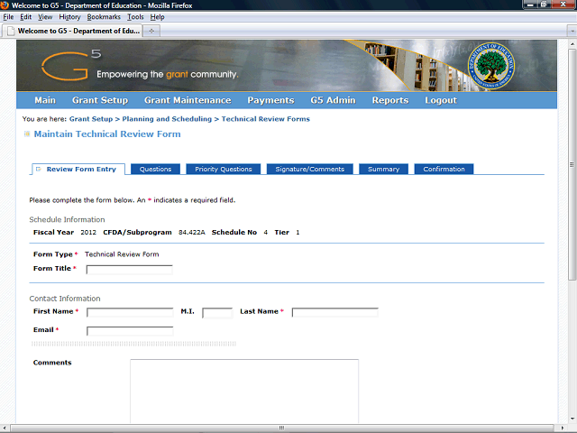 Screen image of this step