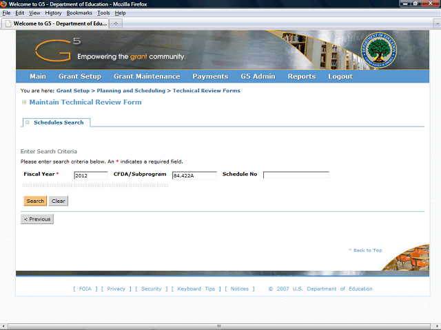 Screen image of this step